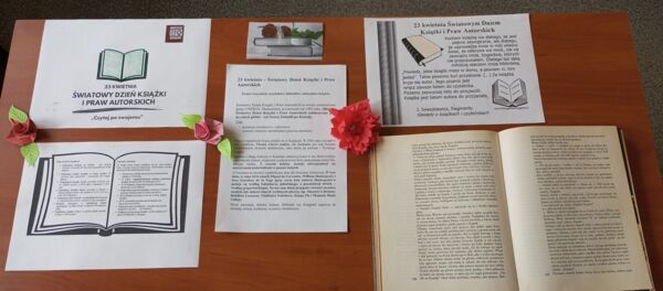 Wystawka z okazji Światowego Dnia Książki i Praw Autorskich