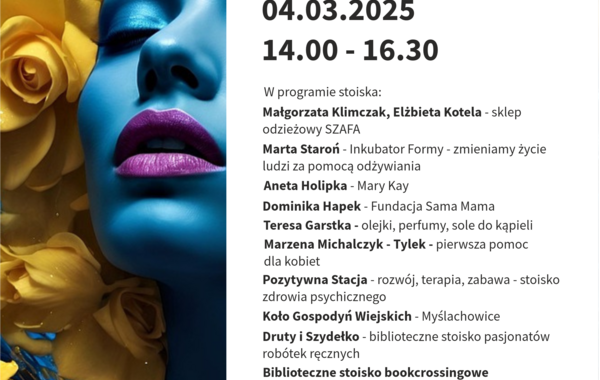 Plakat promujący Dzień Kobiet w 2025 roku