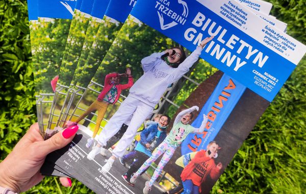 Strona tytułowa bezpłatnego biuletynu gminnego