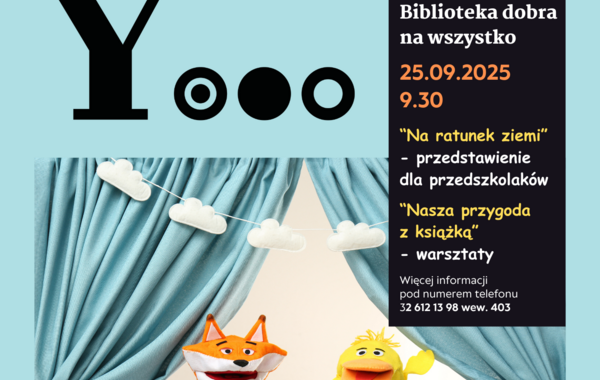 Plakat promujący przedstawienie dla przedszkolaków "Na ratunek ziemi"