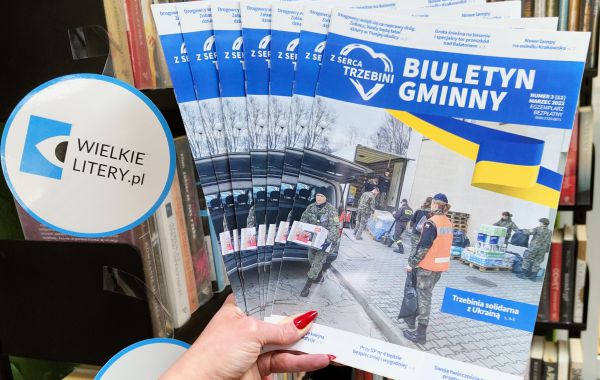 Strona tytułowa bezpłatnego biuletynu gminnego