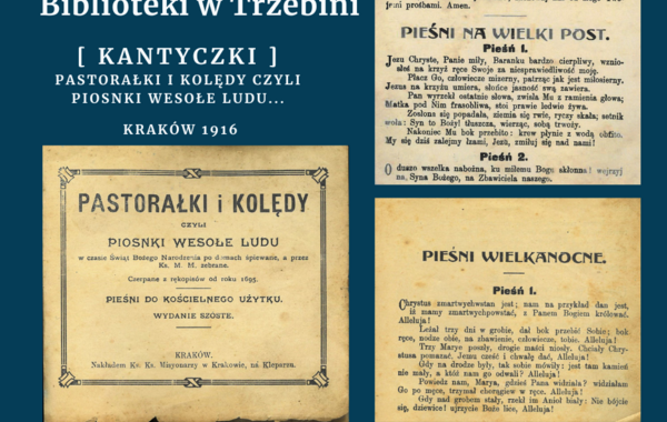 Ze starej półki Biblioteki w Trzebini - Kantyczki