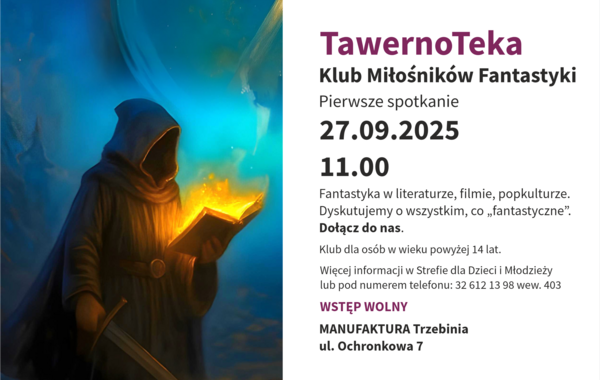 Plakat promujący Klub Fantastów
