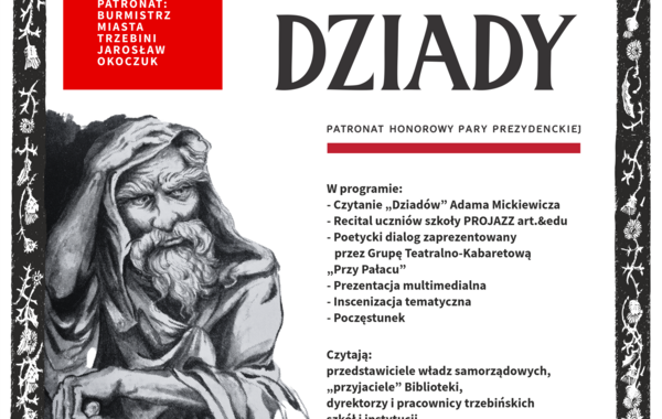 Plakat promujący Narodowe Czytanie 2026