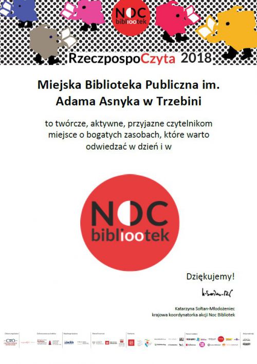 Noc Bibliotek 2018