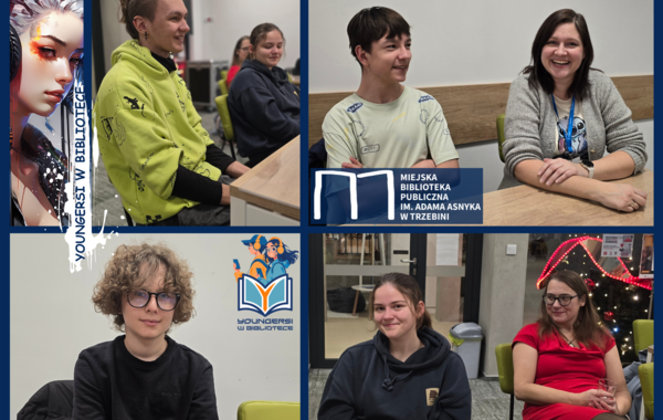 Kolaż ze zdjęć z pierwszego spotkania Youngersów w Manufakturze