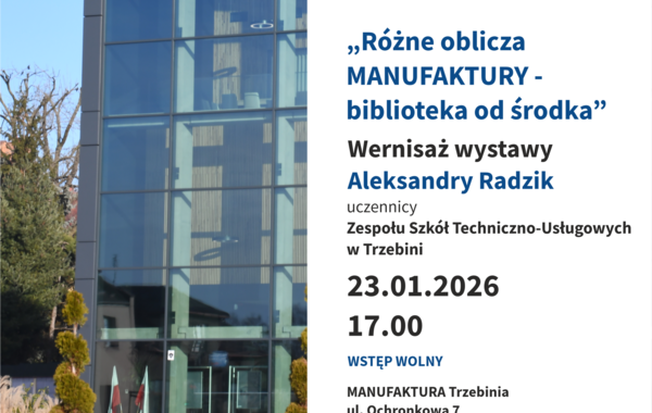 Plakat promujący wernisaż wystawy Aleksandry Radzik