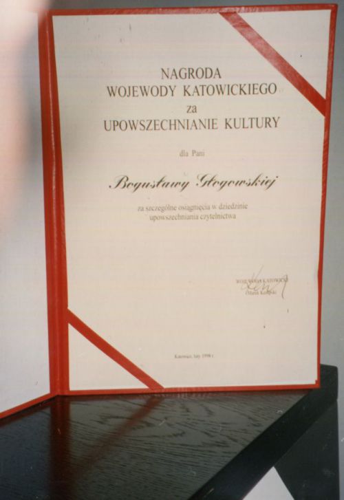 Nagroda Wojewody Katowickiego za Upowszechnianie Kultury