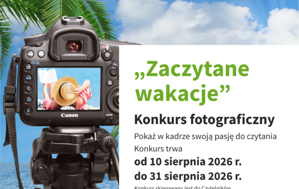 Konkurs fotograficzny "Zaczytane wakacje"