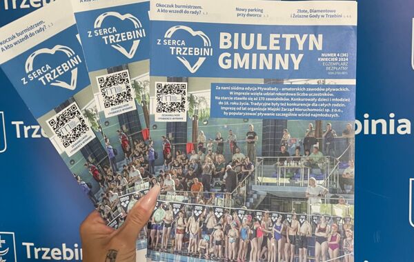 Strona tytułowa bezpłatnego biuletynu gminnego