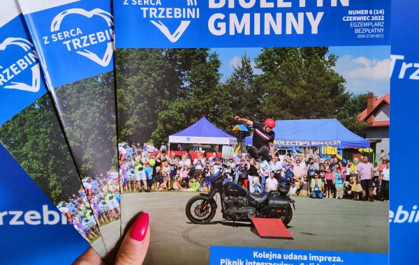 Strona tytułowa bezpłatnego biuletynu gminnego