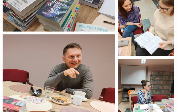 Kolaż ze zdjęć ze spotkania marcowego