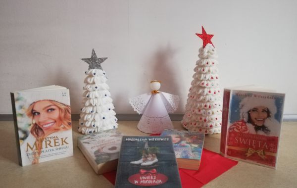 Dekoracja przygotowana na spotkanie Klubu Czytelniczego