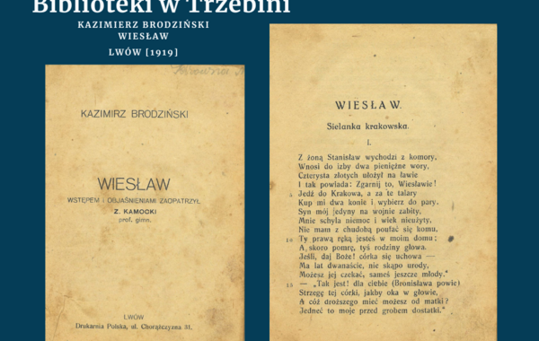 Ze starej półki Biblioteki w Trzebini "Wiesław"