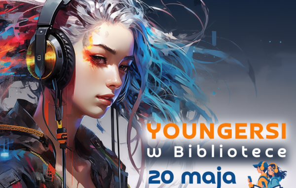 Grafika promująca Youngersów w Bibliotece