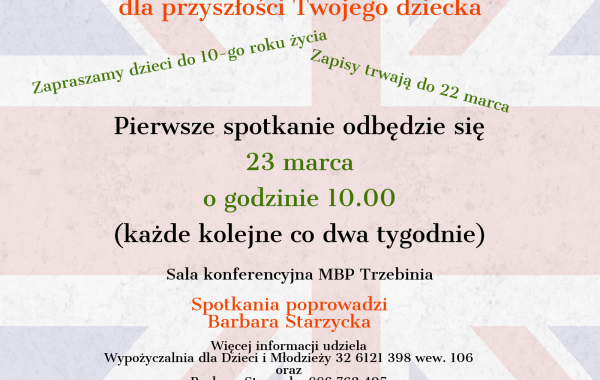 Zaproszenie na Meet the book czyli biblioteczne spotkania z językiem angielskim w marcu