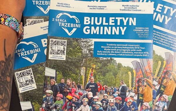 Strona tytułowa bezpłatnego biuletynu gminnego