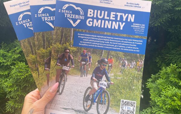 Strona tytułowa bezpłatnego biuletynu gminnego