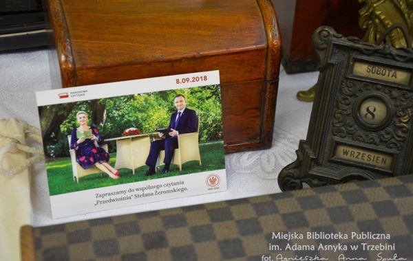 Pocztówka promująca Narodowe Czytanie 2018