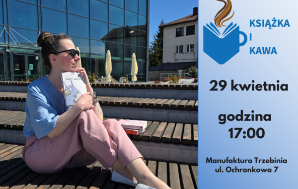 Grafika promująca Klub Czytelniczy w kwietniu