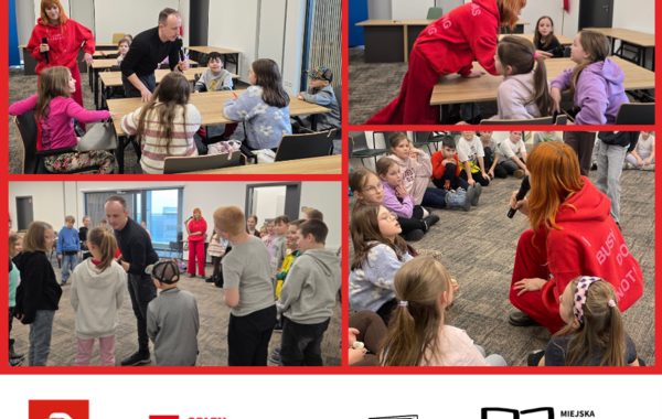 Kolaż z warsztatów teatralnych