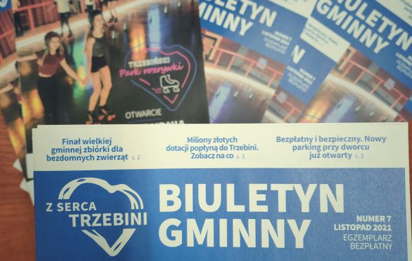 Strona tytułowa bezpłatnego biuletynu gminnego