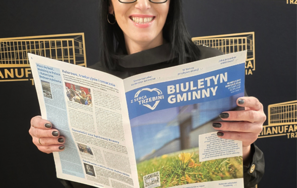 Grafika promująca Biuletyn Gminny na kwiecień 2026 rok
