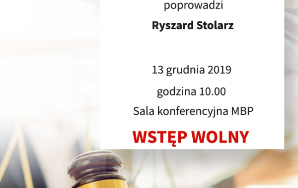 Spotkanie pt. O kwestiach spadkowych z radcą prawnym Ryszardem Stolarzem