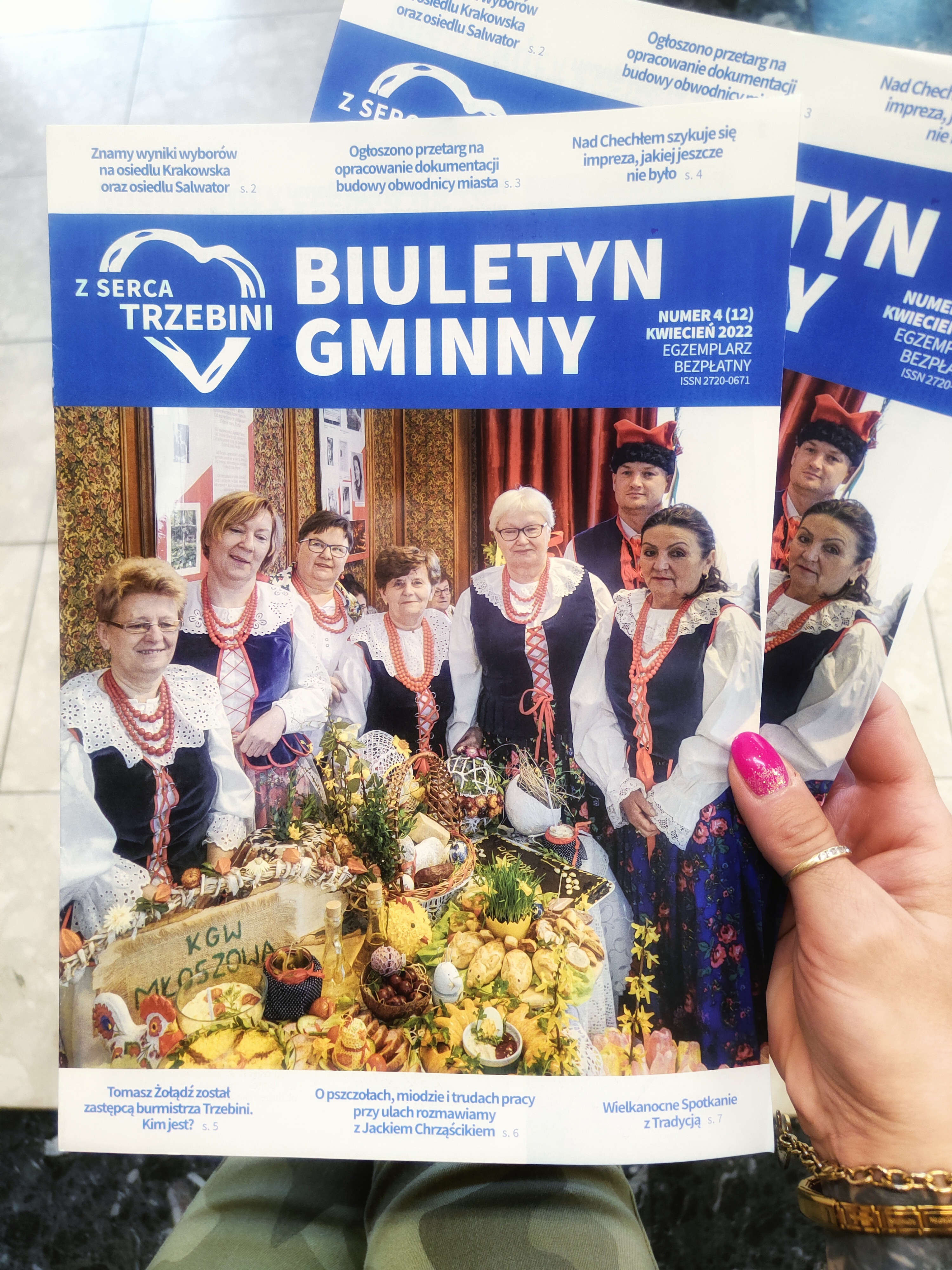 Strona tytułowa bezpłatnego biuletynu gminnego