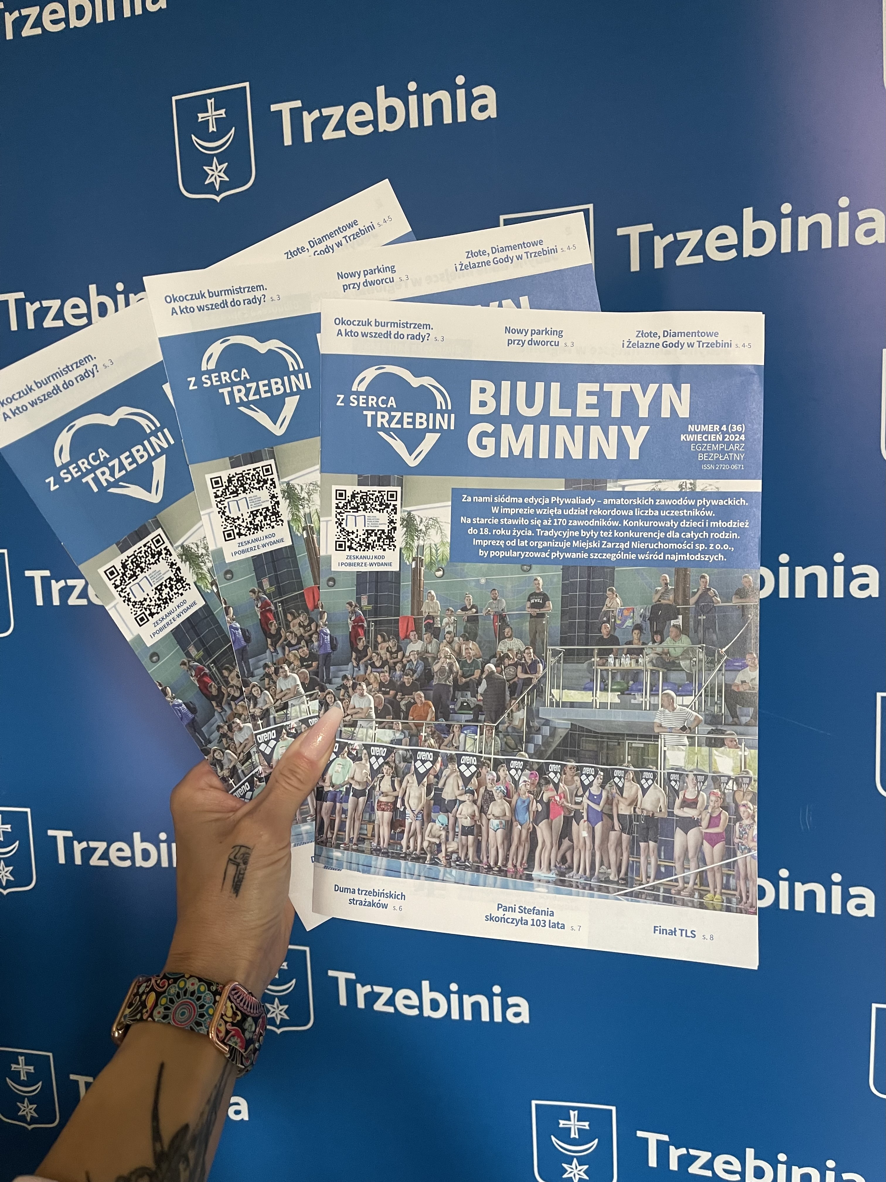 Strona tytułowa bezpłatnego biuletynu gminnego