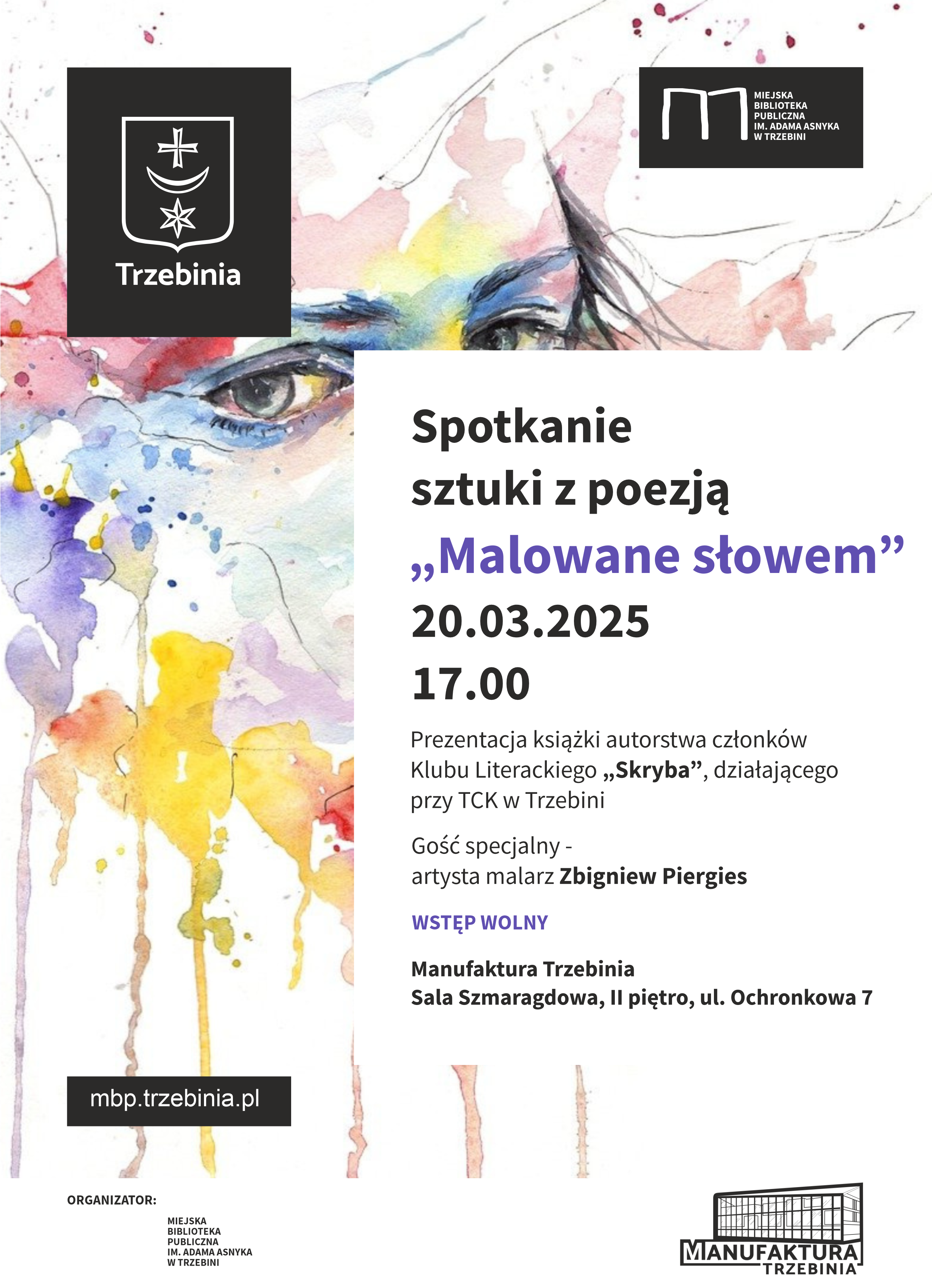 „Malowane słowem” – zapraszamy na spotkanie sztuki z poezją