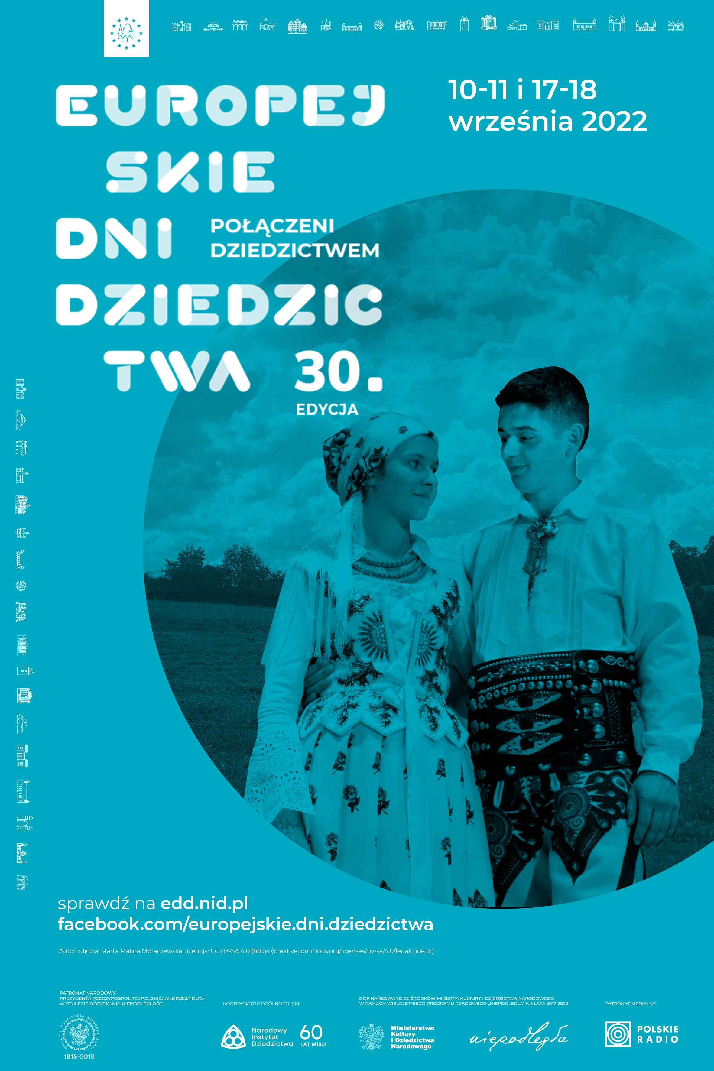 Plakat promujący Euopejskie Dni Dziedzictwa