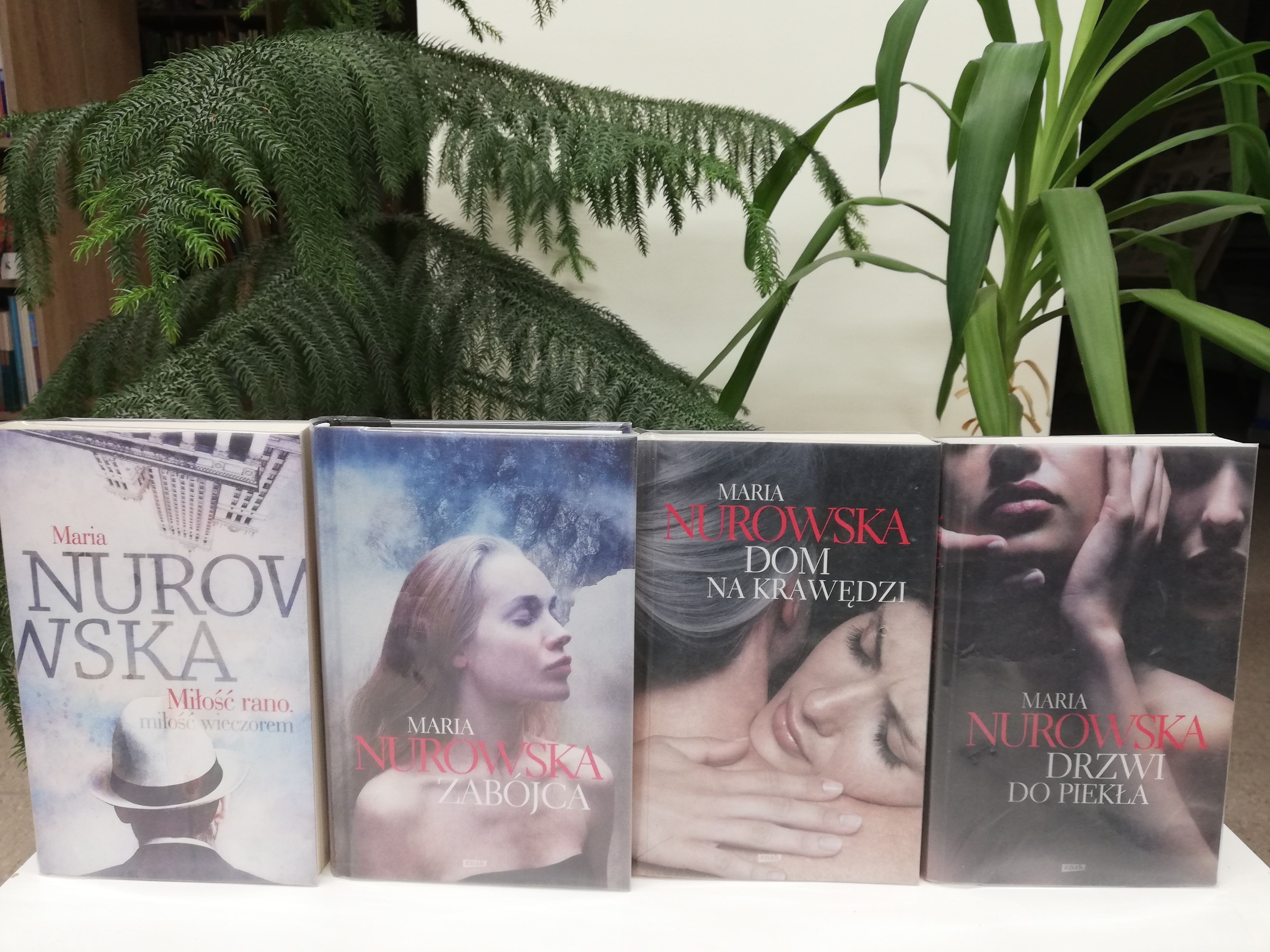 Grafika przedstawiająca wybrane książki Marii Nurowskiej